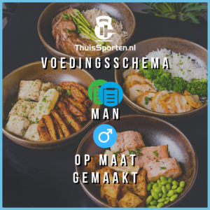 Thuis Sporten - Voedingsschema op maat - man